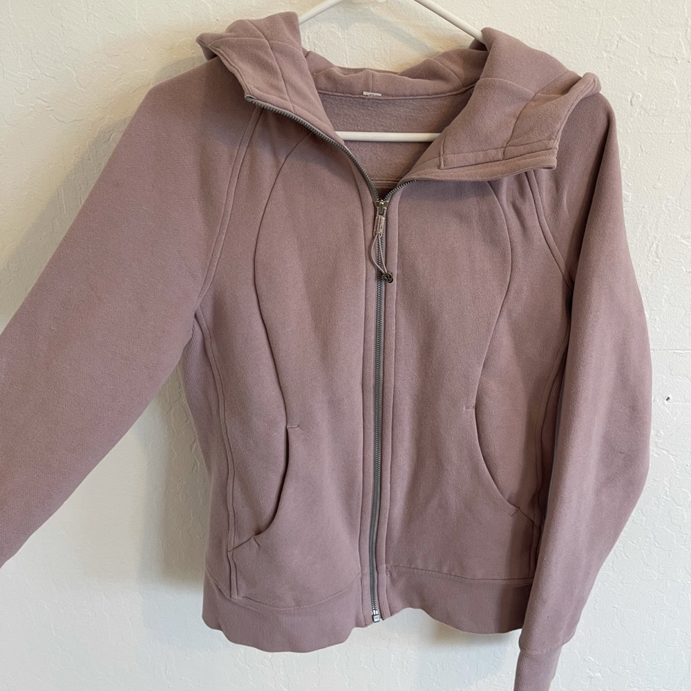 Lululemon purple mauve scuba hoodie